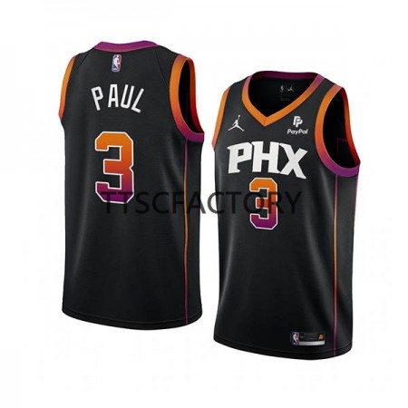 NBA Mænd Trøje Phoenix Suns Chris Paul 3 Jordan 2022-23 Statement Edition Sort Swingman NBA Mænd Trøje Phoenix Suns Chris Paul 3 Jordan 2022-23 Statement Edition Sort Swingman